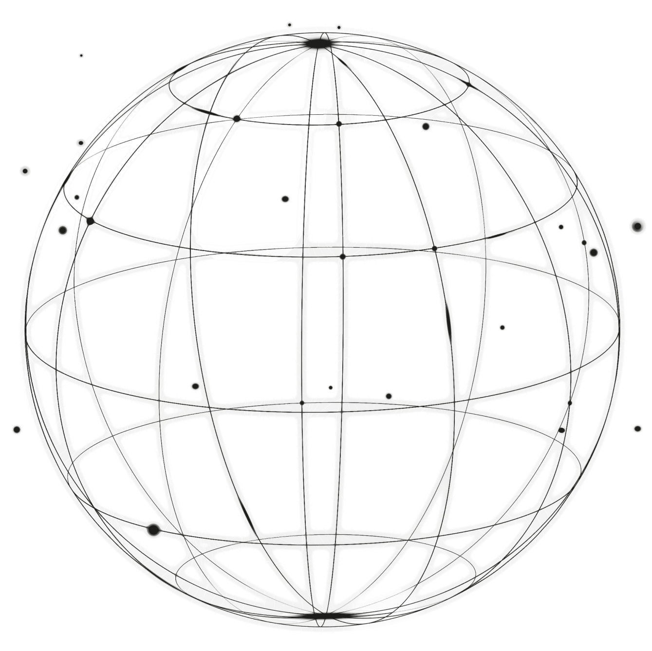 An icon for representing global trade.