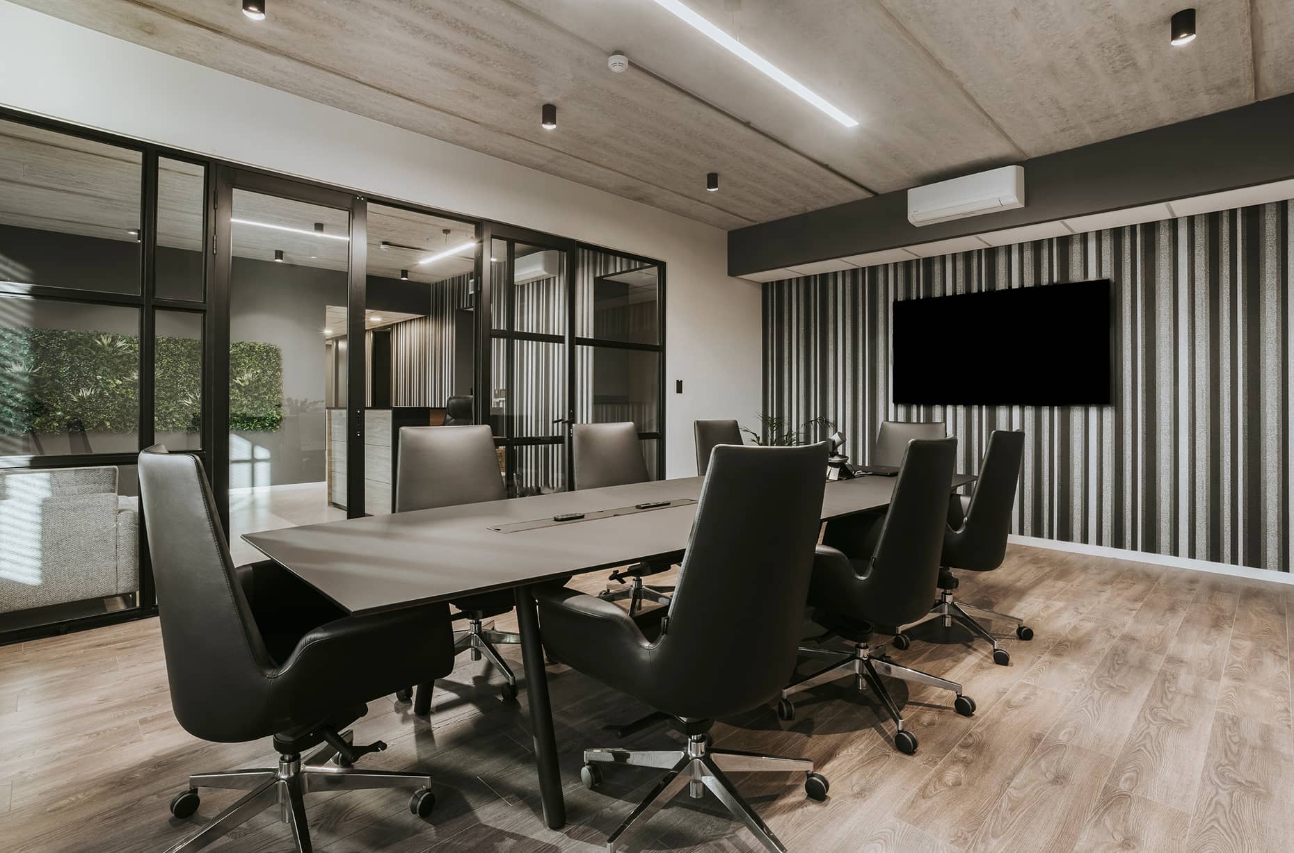Boardroom at Yucca Packaging.